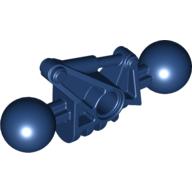 Lego Large Figure Skeletal, Limb, with 2 Ball Joints, and Hole (Toa Metru) / Dark Blue