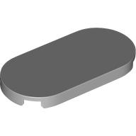 Lego Tile Round 2 x 4 / Light Bluish Gray