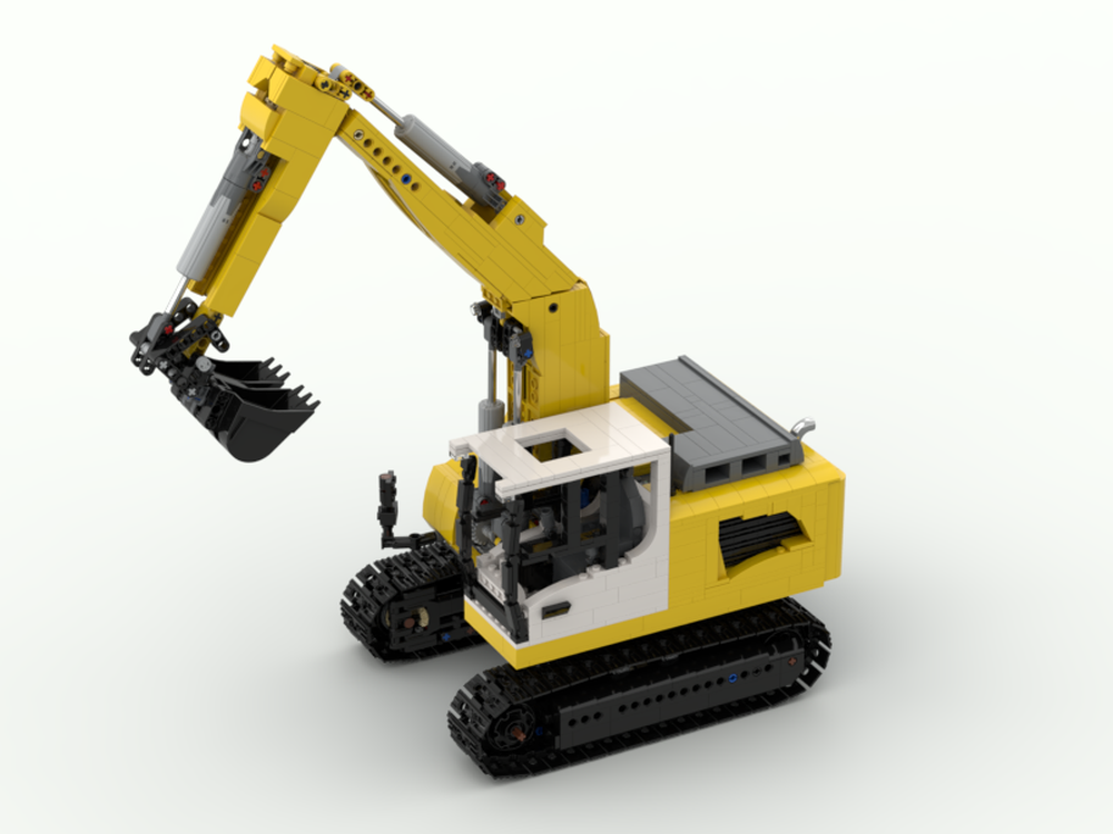 Lego RC Liebherr R 918 Litronic excavator