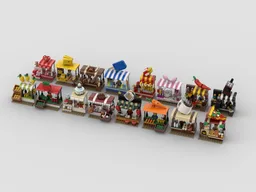Market Stand Ultra pack | 16 MOCs