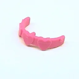 Belville, Equipment, Hair Band with Hearts / Medium Dark Pink