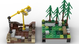 Microscale Construction Site Modules 8x8
