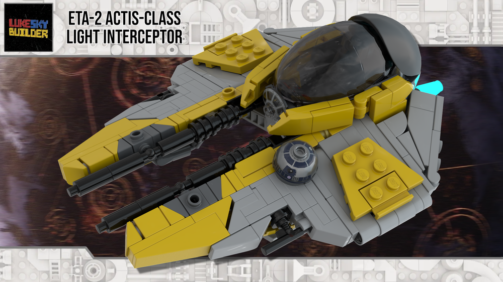 Lego Anakin's Yellow Eta-2 Actis-Class Interceptor