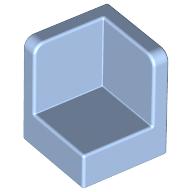 Lego Panel 1 x 1 x 1 Corner / Bright Light Blue