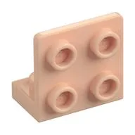 Bracket 1 x 2 - 2 x 2 Inverted / Light Nougat