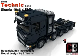 Custom RC 10x4 6 SLT Truck / Black