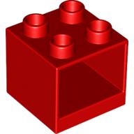 Lego Duplo Cabinet 2 x 2 x 1.5 / Red