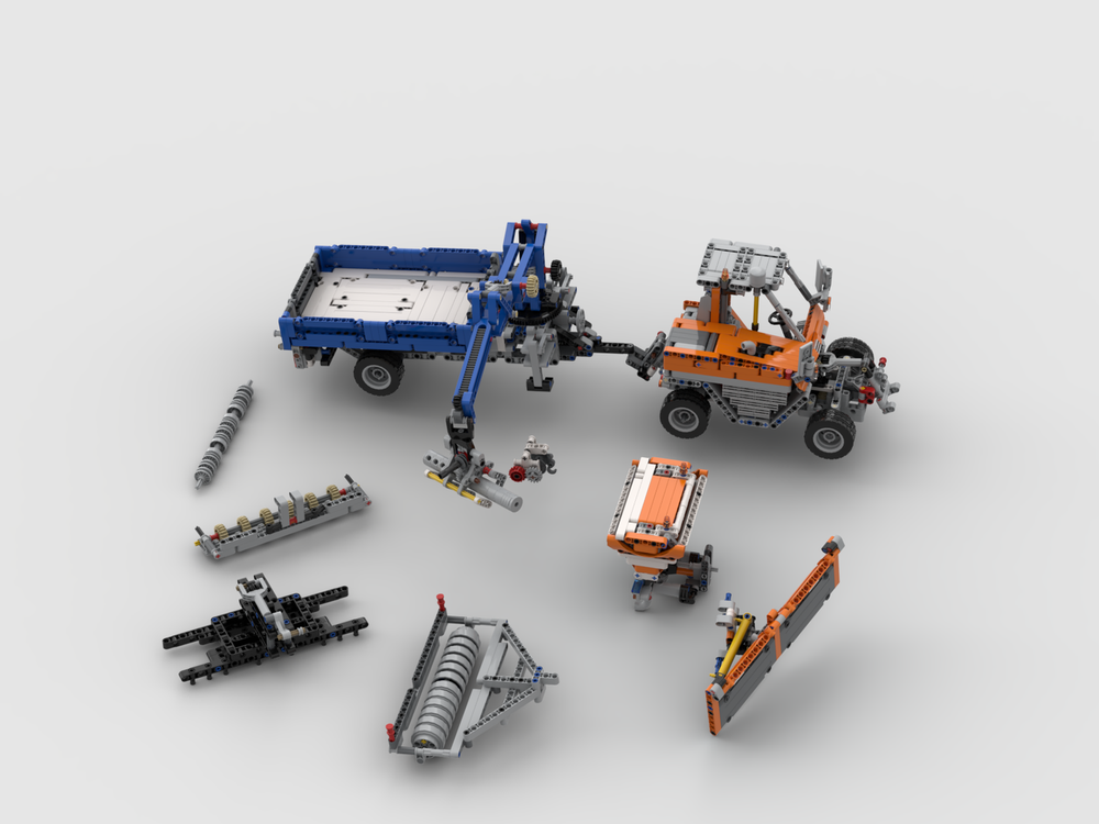 Lego 42128 Slope Tractor with Equipment
