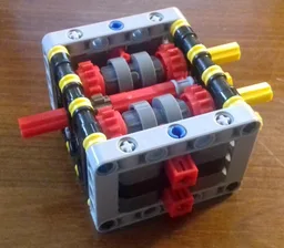 compact 4-function distribution gearbox