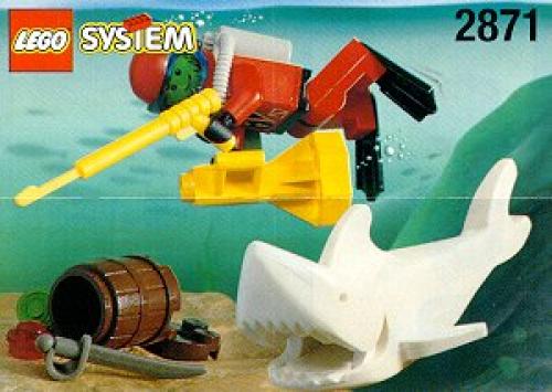 Lego Diver and Shark