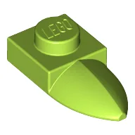 Plate Special 1 x 1 with Tooth / Lime