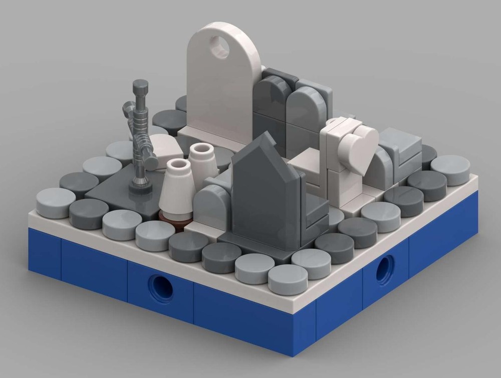Lego Winter Village Graveyard