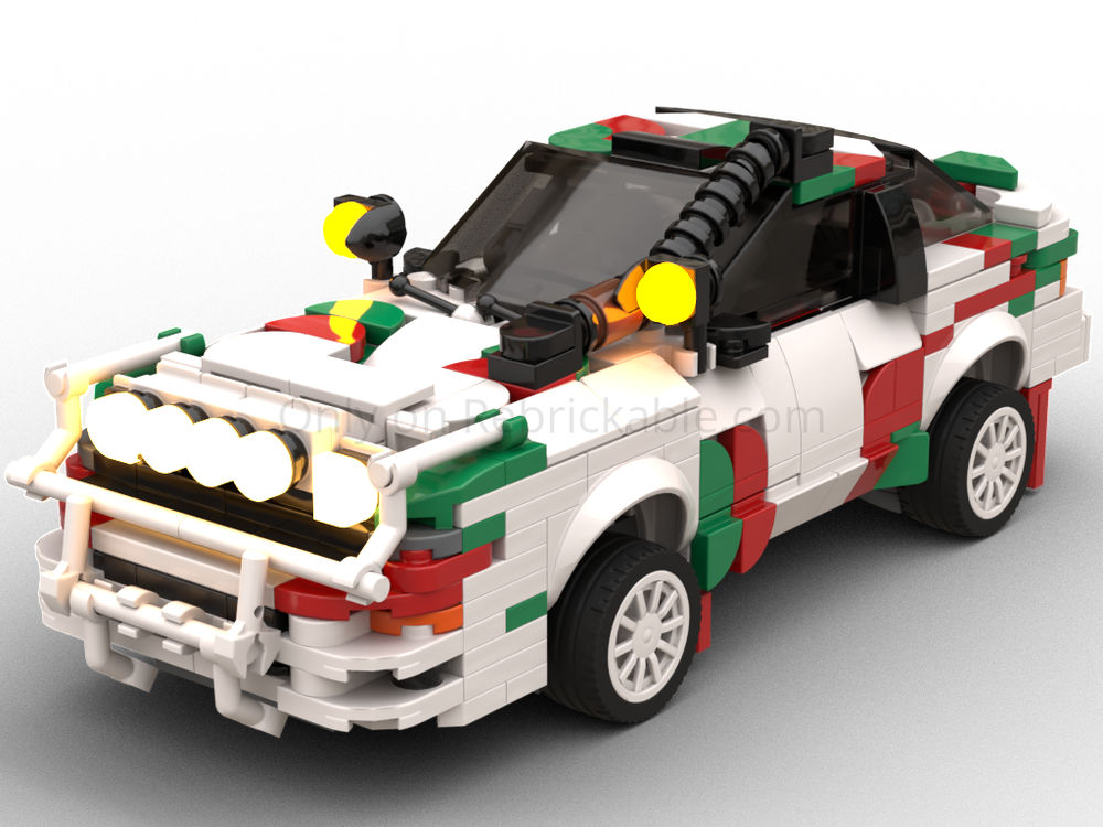 Lego Toyota Celica GT-Four'93 (5th Gen/ST-185) / SAFARi'93 'SAVANNAH KING' (LiTE compatible, Celica series))