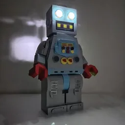Up-Scaled Clockwork Robot