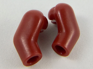 Lego Arm, (Matching Left and Right) Pair / Dark Red