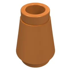 Cone 1 x 1 [Top Groove] / Medium Nougat