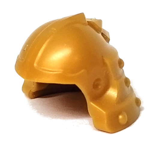 Lego Helmet, Samurai, without Clip / Pearl Gold