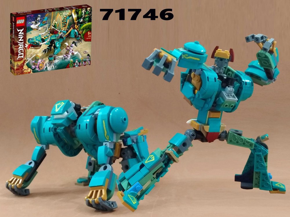 Lego Transformer Optimus Primal (Beast Wars) Gorilla from LEGO Ninjago 71746: Jungle Dragon