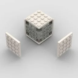Dice - White - 4x4