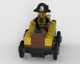 Lego Racers Soap Box - Captain Redbeard