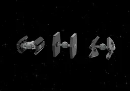 Mini-Scale TIE-Fighter, TIE-Advanced and TIE-Interceptor