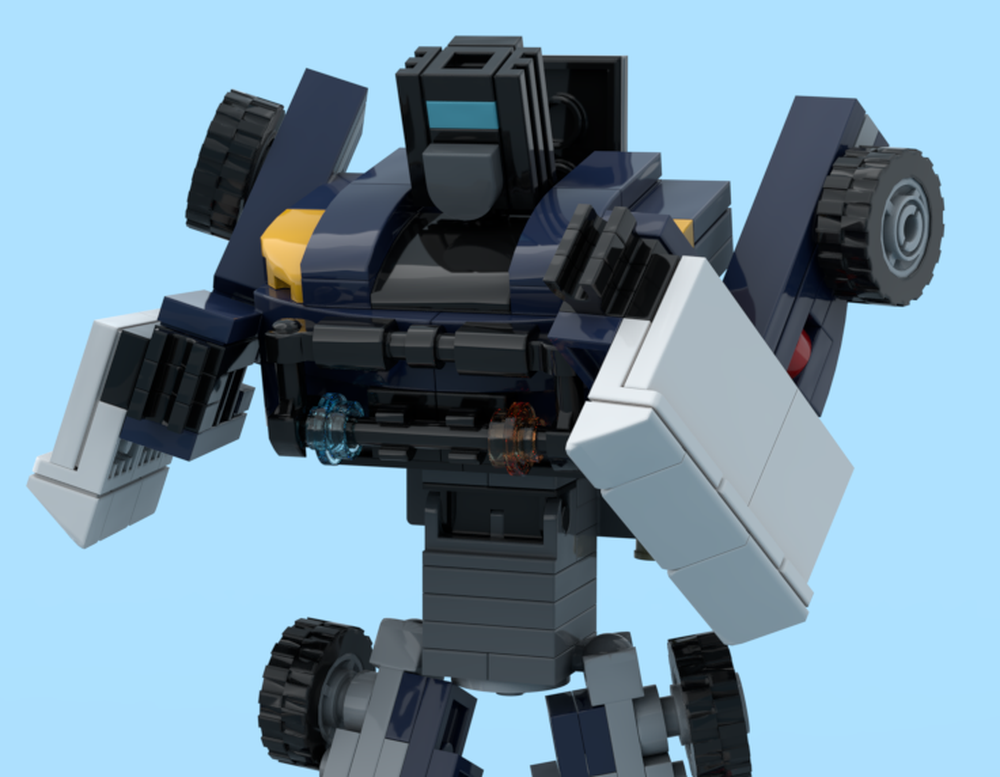 Lego transformers barricade G1 dark blue version