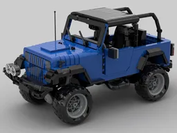 1995 Jeep Wrangler in blue