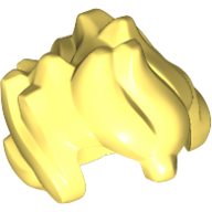 Lego Hair Spiky with Widow's Peak / Bright Light Yellow