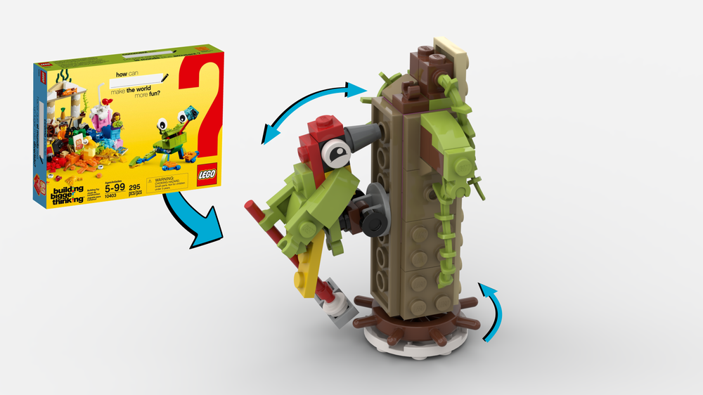 Lego 10403 Green Woodpecker