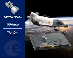 1:110 Scale Hermes Spaceplane