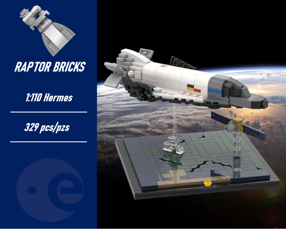 Lego 1:110 Scale Hermes Spaceplane