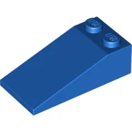 Brick Sloped 18° 4 x 2 / Blue