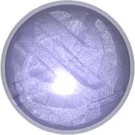 Sphere with Opal Trans-Clear Core / Trans-Purple