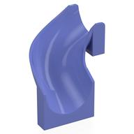 Lego Slide Curved Left 90° / Blue Violet
