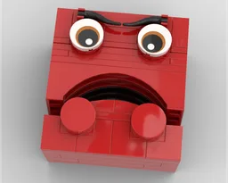 Angry 2x2 Brick