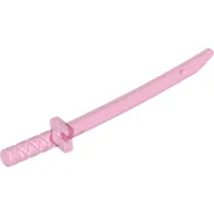 Weapon Sword / Katana / Shamshir with Capped Pommel [Square Guard] / Trans-Dark Pink