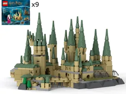 30435 x9 Hogwarts castle