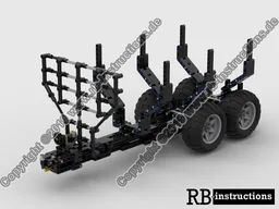 Forest trailers for Claas Xerion 5000 or Fastrac (Forstanhänger)