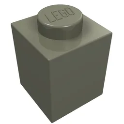 Brick 1 x 1 / Dark Gray