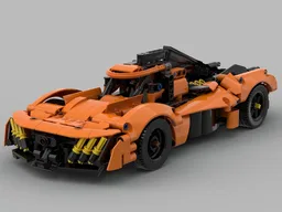 Orange Peugeot 9x8 (42196 Alternate Build)