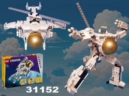 Transformer Helicopter (Armada Cyclonus) , alternative build of LEGO 31152: Space Astronaut