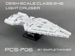 Desk-Scale Moff Gideon's Light Cruiser