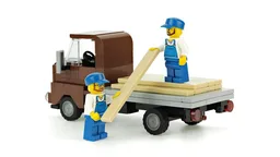Vintage flatbed truck