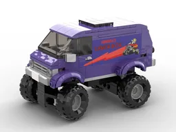 Van with Monster Truck Chassis (inspired