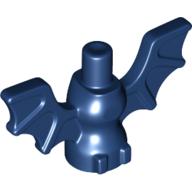 Lego Animal Body Part, Bat Torso and Wings, with Bar / Dark Blue