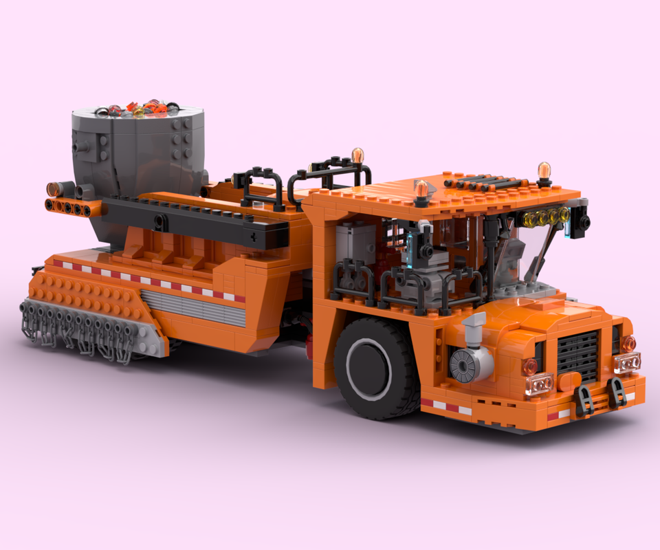 Lego Metal Works Molten Waste Transporter