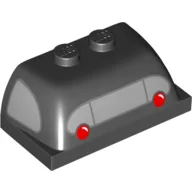 Windscreen 2 x 4 x 1 1/3 with Back Window and Tail Light Print / Black