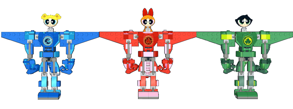 Lego The Powerpuff Mech Suits