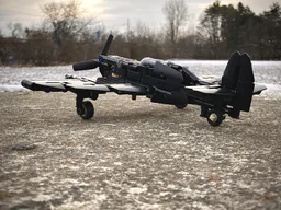 Mustang P-51 Technic airplane