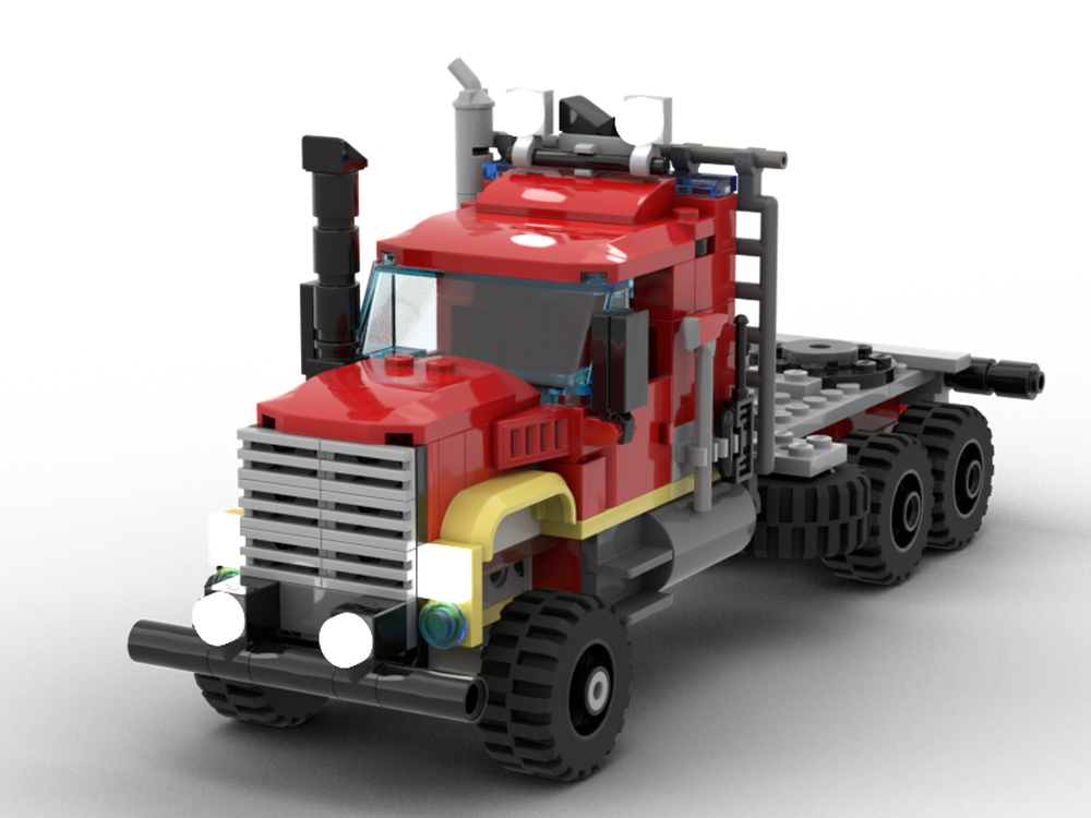 Lego Snowrunner Mod of Semi-Cab From 60282